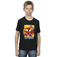 Marvel Boys  Flying T-Shirt (Black) - Black - View 2
