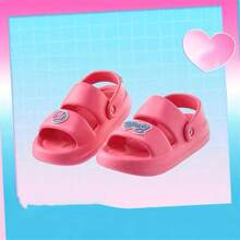 Miniso 芭比卡哇伊拖鞋动漫卡通夏季外穿厚底沙滩凉鞋防滑女士可爱沐浴鞋