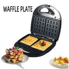 6 In 1 Breakfast Machine Sandwich Machine Waffle Machine Shell Donut Cake Machine Panini Nut Machine - UK Plug(220-240V) - View 8