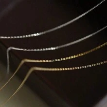 1 pieza Collar de cadena lateral de S925 plata pura chapado en oro para mujer, diseño minimalista de moda, adecuado para uso diario, se puede combinar con colgantes y capas con otros collares.