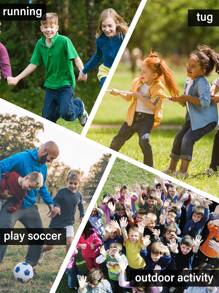 HOPLYNN 5 件装 男童运动衫 速干短袖 高性能吸湿排汗 T 恤 适合青少年 - 彩色 - 查看 5