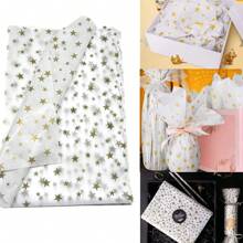 10/20 Sheets Gold Star Tissue Paper,Star Tissue Paper For Gift Bags,Star Gift Wrapping Tissue For Gift Wrap ,Wedding,Birthday,Arts Crafts Valentine's Day - Multicolor - View 2