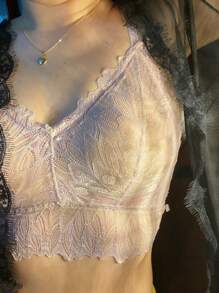 CIMA BONETERIA Set de 4 piezas De Sujetador De Encaje Para Mujer - Multicolor - Ver 5