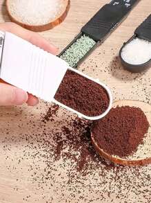 2 Pieces/1 Piece, Adjustable Measuring Spoon Set, Measuring Spoon Set, Powder Baking Tool, Measuring Spoon, Tea Spoon, Kitchen Accessories - Multicolor - View 6