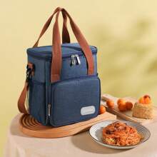 Thermal Bag, Crossbody Strap, Lunch Box, Food 911 - Azul - Ver 11
