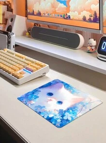 A Customizable Mousepad For Office Use, 28cm*20cm,You Can Add Your Photos To Make Your Own Personal Mousepad