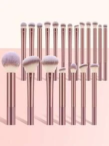 15/20/25/30pcs Makeup Brush Set, Premium Synthetic Hair Eyeshadow Blending Brush Set, Cosmetic Tools - MultiWarna - View 14