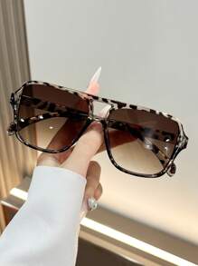 1 Pair Unisex Fashion Glasses, Suitable For Beach, Outdoor Travel, And Vacation, All Season - Multicolor - View 11
