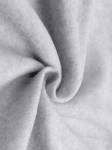 Tween Girls' Leopard & Pentagram Print Hooded Fleece Sweatshirt, Autumn/Winter