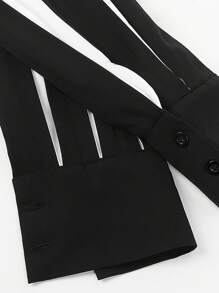 (avec ceinture) Chemise blouse de style vintage médiéval à lacets et blocs de couleurs pour représentation sur scène
