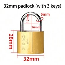 Multi-Functional Cross Padlock, Home Anti-Theft Iron Lock With Multiple Keys, Universal Lock Set For Doors, Cabinets, Drawers, Hardware Accessories