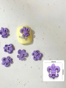 Nail Charms Nail Supplies Nail Art Nail Gems DIY Nails 2Pcs/12pcs Purple Nail Charms - Purple - View 6
