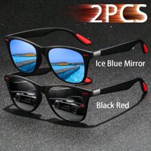 2 sztuki modne kwadratowe okulary vintage unisex męskie damskie luksusowe markowe okulary designerskie modne okulary moda tropikalna plaża wakacje lato pastelowe prostokątne okulary stroje wakacyjne okulary dla mężczyzn klasyczne jazda samochodem wędkarstwo podróże zakupy sporty na świeżym powietrzu turystyka kemping wspinaczka górska wypoczynek gogle retro podróże kierowcy modne okulary męskie damskie okulary