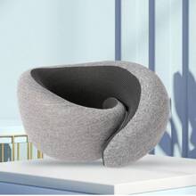 Travel Neck Pillow, Slow Rebound Memory Foam U-Shaped Pillow, Portable U-Shaped Airplane Pillow - Collapsible U-Shaped Neck Pillow - Travel Airplane Pillow