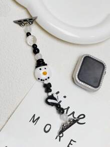 1 件圣诞串珠雪人 Apple Watch 表带,时尚可爱的弹性圣诞装饰,兼容 Apple Watch 表带 38/40/41/42/44/45/46/49mm,兼容 Apple Watch Ultra/SE/10/9/8/7/5/4/3/2/1 - 彩色 - 查看 13