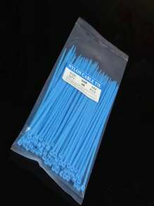 100 件彩色自锁尼龙塑料，高强度优质塑料扎带，具有抗拉强度，适用于固定派对装饰品、固定家庭和车辆维护的线束、用手工制作的 DIY 线束捆绑和固定花园植物、抗拉强度绳索和工艺管理。它们非常适合室内和室外使用 - 彩色 - 查看 25