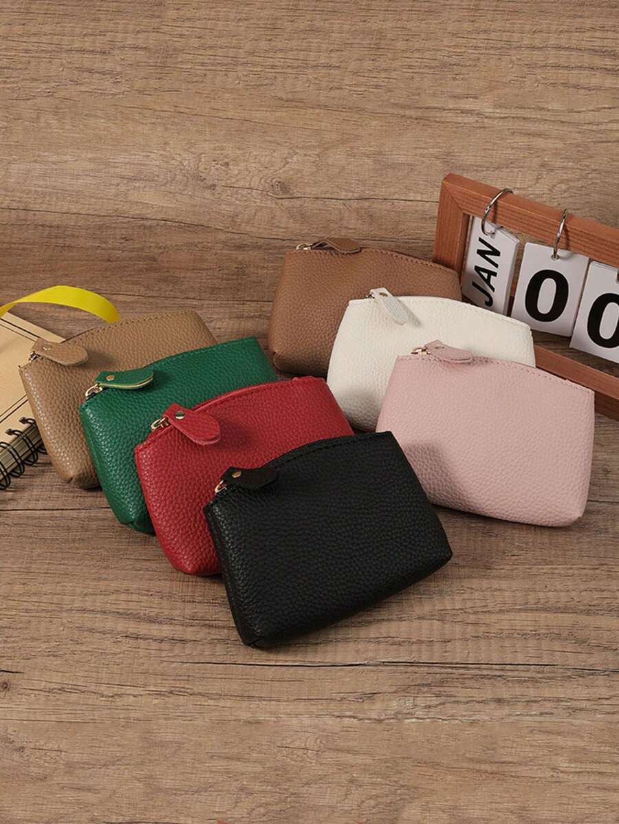 1 pieza Billetera de mujer de moda en PU, Monedero ligero, Patrón dinero, efectivo, tarjeta de identificación, tarjeta de crédito, Bolsillo portátil para monedas 3 piezas Mini monedero, Billetera corta minimalista, Moda, Moderno, Negocios, Para aniversario, Para Navidad, Para el Día de San Valentín, Para regalo de cumpleaños, Para regalo, Para pareja, Para mujeres, Para niñas, Para damas, Para femenino, Útiles escolares para dormitorio escolar y regreso a clases