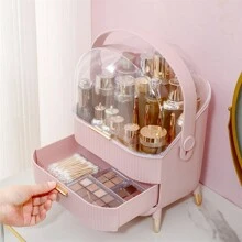 1pc Hộp đựng đồ trang điểm chống bụi để bàn, hộp đựng đồ trang điểm, hộp đựng ngăn kéo đựng sản phẩm làm đẹp, đồ chăm sóc da, phụ kiện mỹ phẩm - Nhiều màu - Xem 5