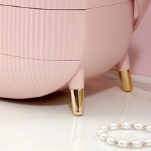 1pc Hộp đựng đồ trang điểm chống bụi để bàn, hộp đựng đồ trang điểm, hộp đựng ngăn kéo đựng sản phẩm làm đẹp, đồ chăm sóc da, phụ kiện mỹ phẩm - Nhiều màu - Xem 9
