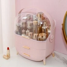 1pc Hộp đựng đồ trang điểm chống bụi để bàn, hộp đựng đồ trang điểm, hộp đựng ngăn kéo đựng sản phẩm làm đẹp, đồ chăm sóc da, phụ kiện mỹ phẩm - Nhiều màu - Xem 4