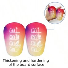 1pair Of Football Mini Leg Guards, High-Quality Thickened Layout, Ultra Light Mini, Football Small Shin Guards, Calf Guards - Multicolor - View 9