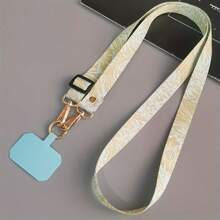Painted Crossbody Cell Phone Lanyard Strap Adjustable Neck Hanging Rope With Gasket Clip Anti-Lost Universal Phone Case Lanyards