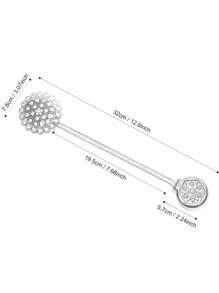 1/2 Stücke magnetische Kristall Blumen Fenstervorhang Clip Haken, federgespannte dekorative Vorhanghalter, ohne Bohren