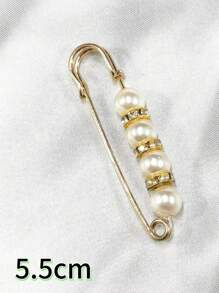 6 piezas de broches de perlas falsas, adecuados para ropa de mujer y niña, vestidos, cárdigans, pantalones, faldas, accesorios para vestir, pines para ropa, encantos de bolso, escuela