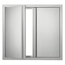 VEVOR 26x24 Inch BBQ Island Access Door Outdoor Kitchen Door Stainless Steel - 1 - View 1
