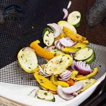 1 件户外烧烤烤架垫不粘烘焙烹饪网格，烧烤配件