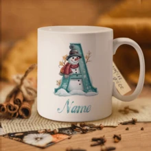 1pc, 11OZ,Santa Claus, Christmas,Santa Brings Money,Custom Mug , Text Mug Wrap With Butterfly , Last Minute Gift,Birthday Gifts, Holiday Gifts, Thanksgiving Gifts, Christmas Gifts, Halloween Gifts - Blue - View 6