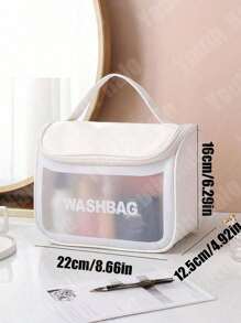 1-6 Pieces Set Hanging Travel Cosmetic Bag, Portable Toiletry Bag For Washing, Bathing, Makeup Organization, Carrying With You, Beauty Storage, Beach, Dry & Wet Separation, Swimming, Feminine Hygiene, Skincare, Waterproof Laundry Bag, Multi-Functional Storage Bag For Makeup Storage And Categorization, Such As Foundation Summer Travel, Vacation Home Bathroom Decor Holiday Makeup Organizer Bathroom Accessories Back To School
