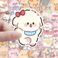 100pcs/Pack Cute Mini Animal Stickers, Cats & Dogs, For Journals, Walls, Phone Decor, DIY