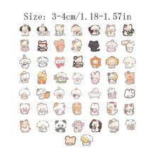 100pcs/Pack Cute Mini Animal Stickers, Cats & Dogs, For Journals, Walls, Phone Decor, DIY