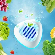 1pc Fruit And Vegetable Wash Machine White Portable Fruit Cleaner Purifier For Fruit,Rice,Bean - White - View 2
