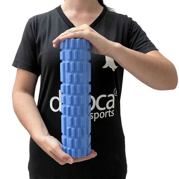 dafocacom.br Rolo de Liberação Miofascial Pilates 30x8cm Azul Liftness Dafoca Sports