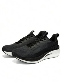 baasploa Hardloopschoenen voor heren Professionele lichtgewicht hardloopschoenen Carbon Plate Anti-Shock Wear Outdoor hardloopschoenen voor heren Mesh Trainingsschoenen voor heren