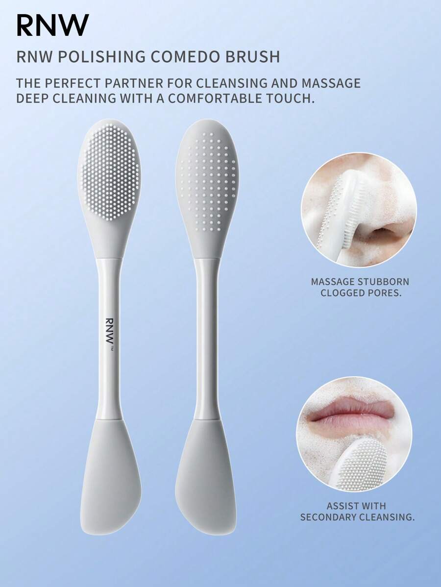 Cepillo exfoliante de puntos negros RNW - Gris Claro - Ver 1