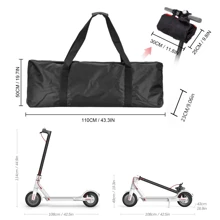 1pc Foldable Nylon Waterproof Storage Bag For Electric Scooter, Portable Carrying Bag For M365 Scooter Accessories