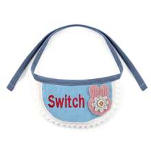 Rokhevn 1pc Personalized Cute Pet Bib/Scarf With Name, Suitable For Medium & Small Dogs And Cats, Birthday Gift