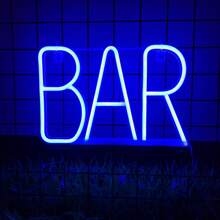 1pc LED Bar/Party Neon Sign Decor Light, Battery/USB Powered, Suitable For Holiday, Party, Home, Shop, Window, Bedroom Decoration