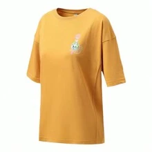 Puma Women's Printed Short Sleeve Casual Breathable Knit Sports T-Shirt