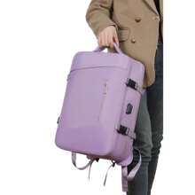 Executive Travel Backpack Large Notebook Women Men - Màu tím - Xem 4