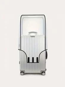 1PC Clear PVC Luggage Cover Case Waterproof Travel Protector Suitcase Covers Transparent Dustproof Trolley Protector Dust-Proof Travel Accessory For Trolley Cases Reusable Travel Accessories, For 20 Inch To 30 Inch - Clear - View 8