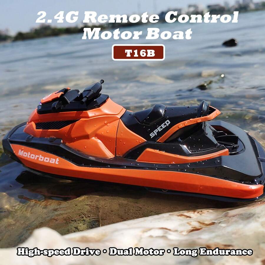 Ferngesteuertes Boot, RC Motorboote, Spielzeugboot für Pools Seen