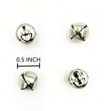 200个金属铃铛，适用于圣诞树装饰、节日工艺装饰、礼品装饰、花环、手链、钥匙扣、宠物项圈，也是送给女性的情人节礼物、生日礼物、男女朋友礼物、圣诞礼物、房间装饰的理想之选。