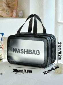 1-6 Pieces Set Hanging Travel Cosmetic Bag, Portable Toiletry Bag For Washing, Bathing, Makeup Organization, Carrying With You, Beauty Storage, Beach, Dry & Wet Separation, Swimming, Feminine Hygiene, Skincare, Waterproof Laundry Bag, Multi-Functional Storage Bag For Makeup Storage And Categorization, Such As Foundation Summer Travel, Vacation Home Bathroom Decor Holiday Makeup Organizer Bathroom Accessories Back To School