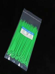 100 件彩色自锁尼龙塑料，高强度优质塑料扎带，具有抗拉强度，适用于固定派对装饰品、固定家庭和车辆维护的线束、用手工制作的 DIY 线束捆绑和固定花园植物、抗拉强度绳索和工艺管理。它们非常适合室内和室外使用 - 彩色 - 查看 15