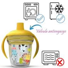 Baby Toddler Transition Cup With Handle 170 Ml Anti-Choke Valve Rigid Spout - Amarillo - Ver 2