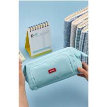 Pencil Case Ballpoint Pen Stationery Large Capacity Portable Storage Bag 901 - 彩色 - 查看 5